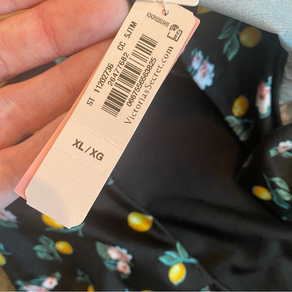 Victoria’s Secret • Lemon Floral Ruffle One-Piece Swimsuit • XL • NWT - Picture 10 of 11